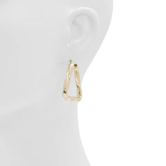 ALDO Gold Elastane Earrings - One Size