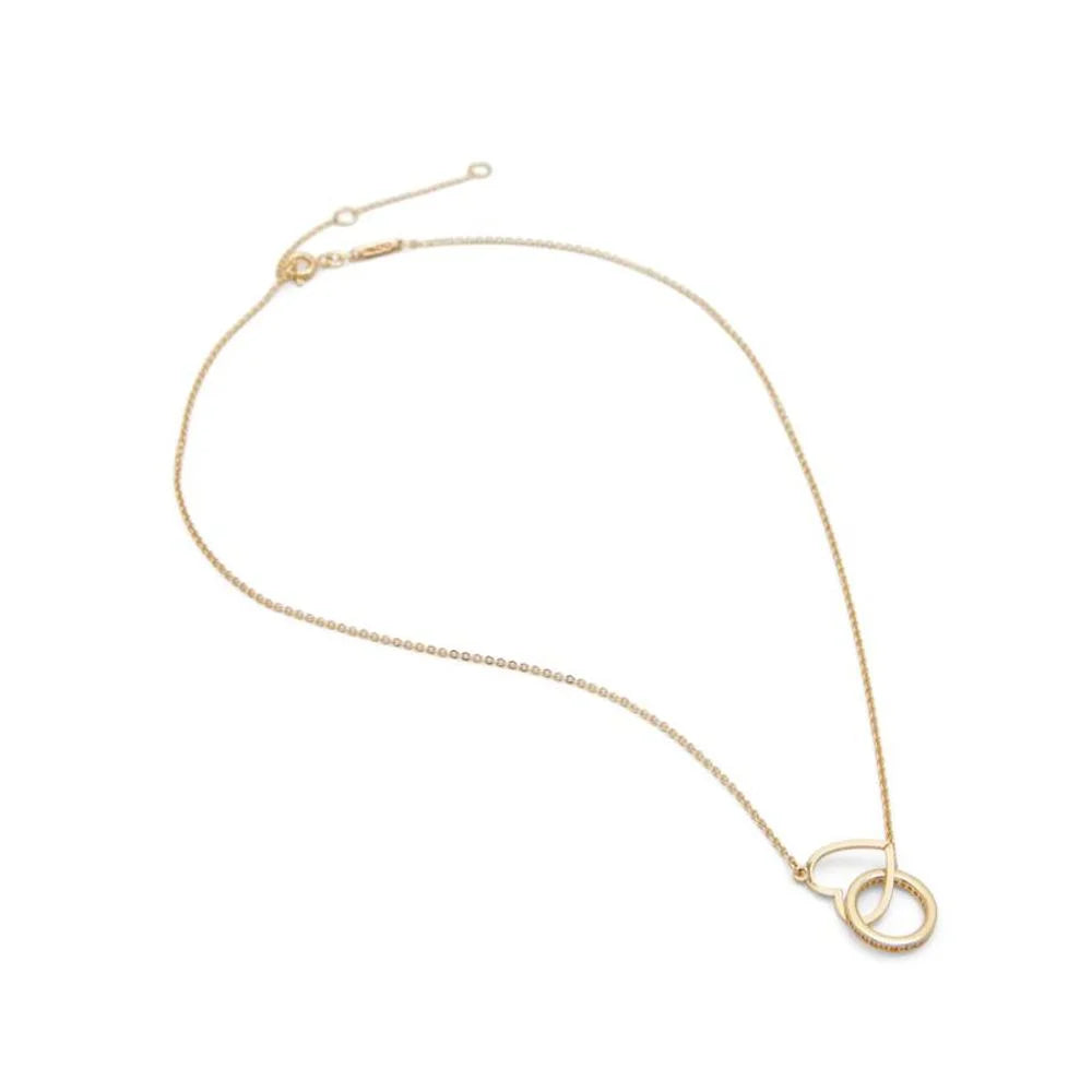 ALDO Gold Elastane Necklace - One Size