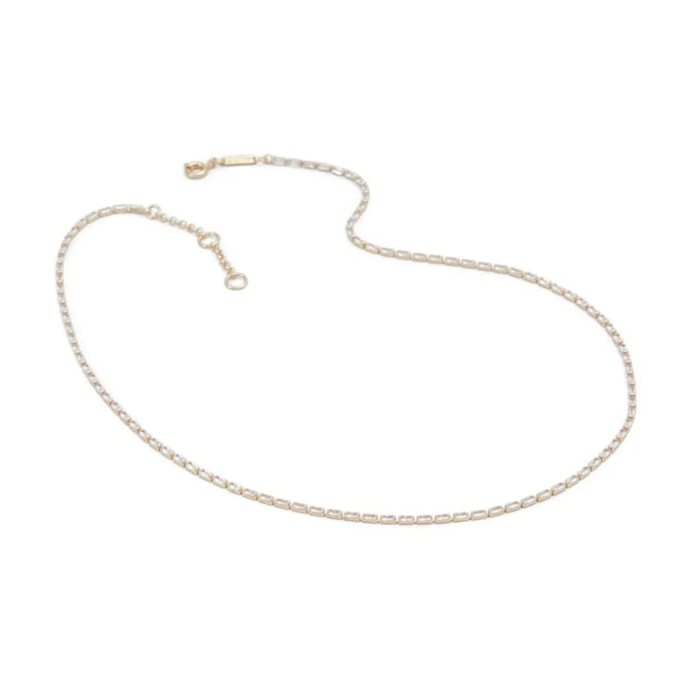 ALDO Gold Elastane Necklace - One Size