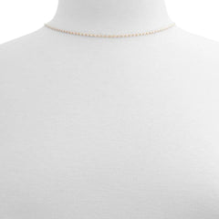 ALDO Gold Elastane Necklace - One Size