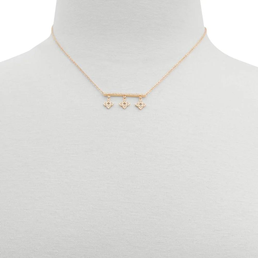 ALDO Gold Elastane Necklace - One Size