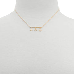 ALDO Gold Elastane Necklace - One Size