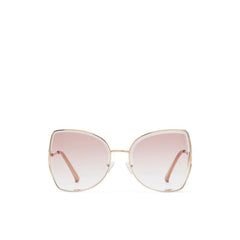 ALDO Gold Polycarbonate Sunglasses