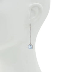ALDO Light Blue Elastane Earrings - One Size