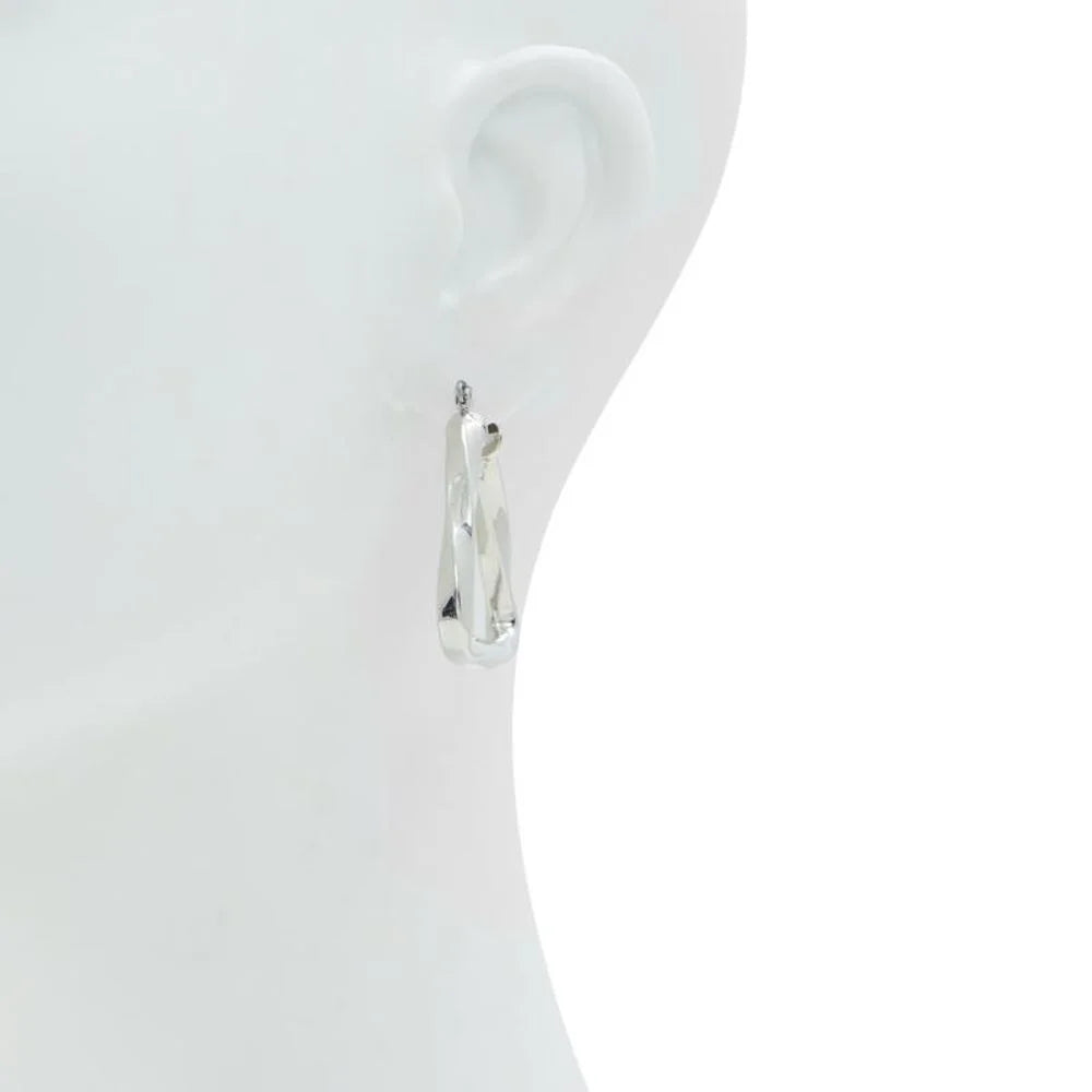 ALDO Silver Elastane Earrings - One Size
