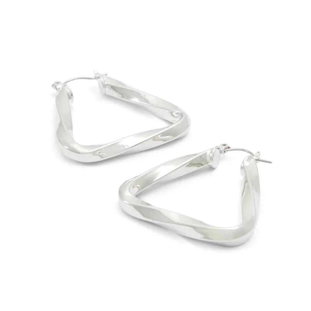 ALDO Silver Elastane Earrings - One Size