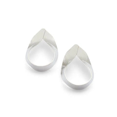 ALDO Silver Elastane Earrings - One Size