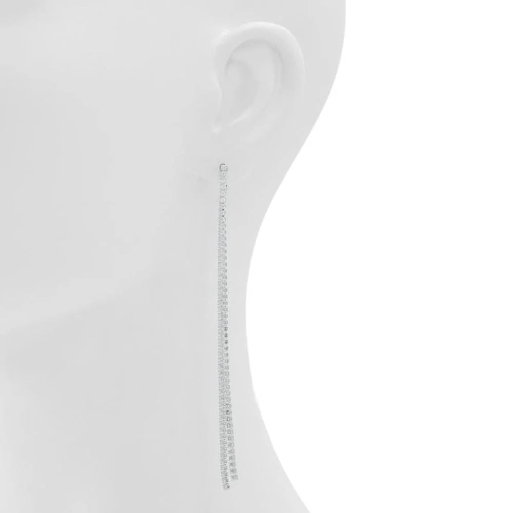 ALDO Silver Elastane Earrings - One Size