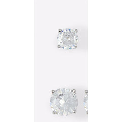 ALDO Silver Elastane Earrings - One Size