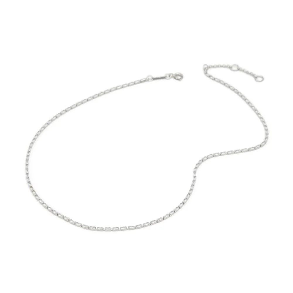 ALDO Silver Elastane Necklace - One Size