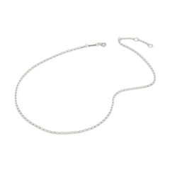 ALDO Silver Elastane Necklace - One Size