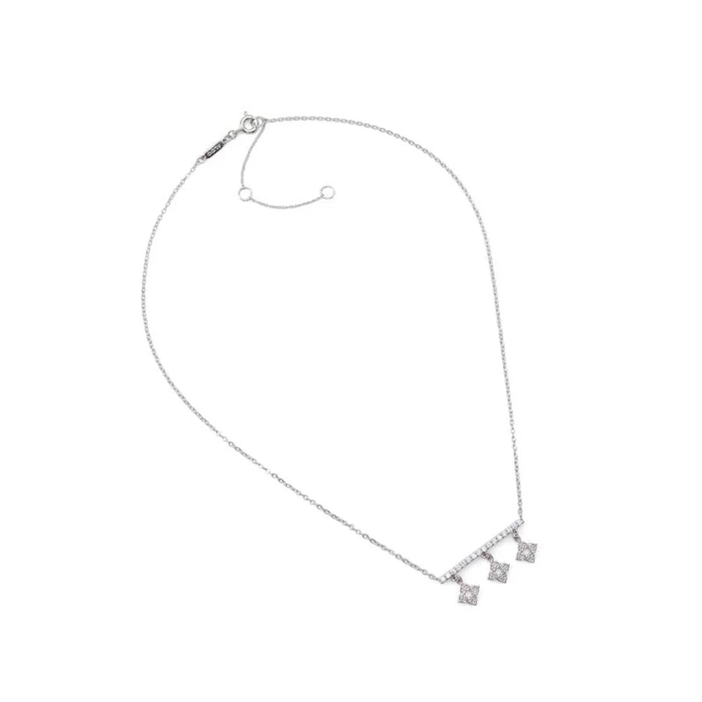 ALDO Silver Elastane Necklace - One Size