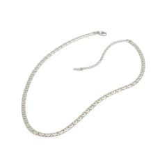 ALDO Silver Elastane Necklace - One Size