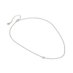 ALDO Silver Elastane Necklace - One Size