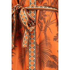 Alemais Orange Silk Casual Dress - 10