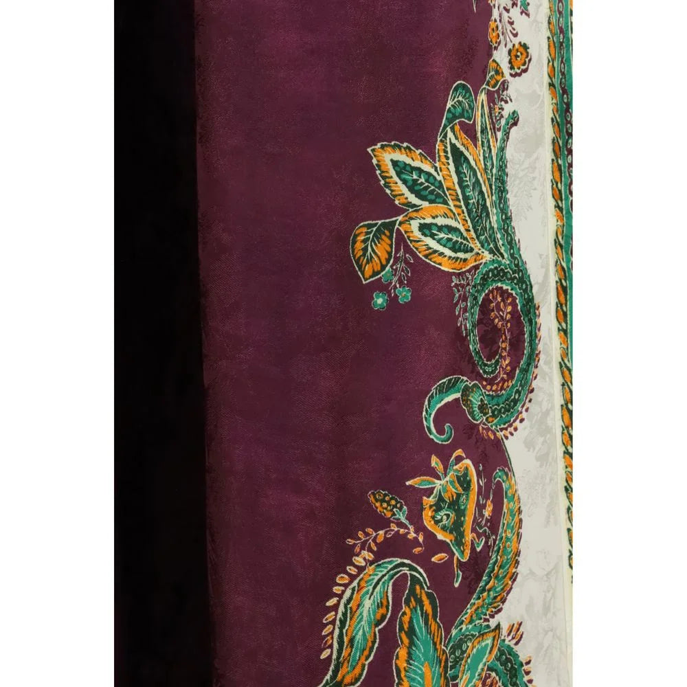 Alemais Purple Viscose Casual Pants