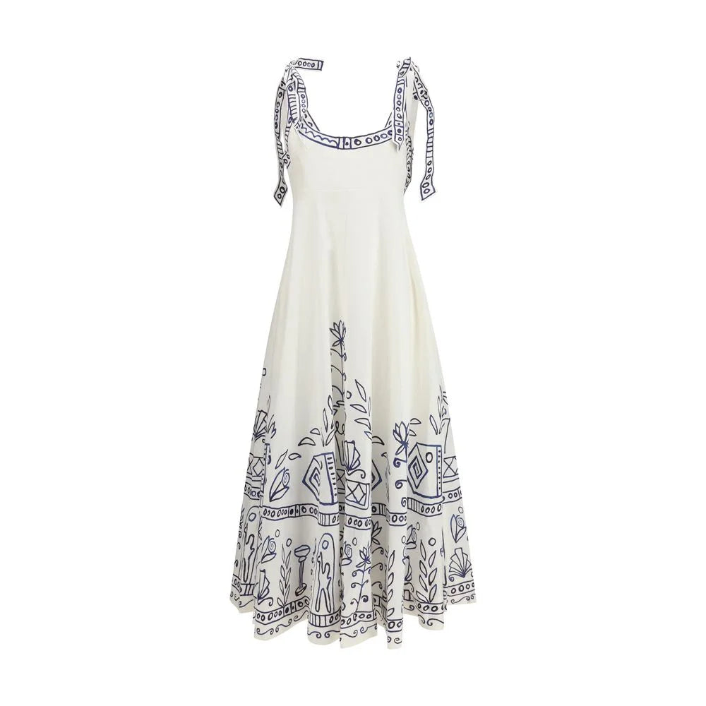 Alemais White Linen Casual Dress - 10