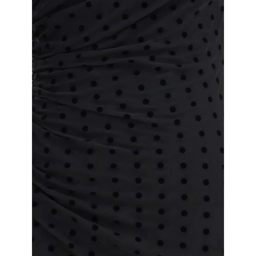 Alessandra Rich Black Silk Cocktail Dress - IT40 | M