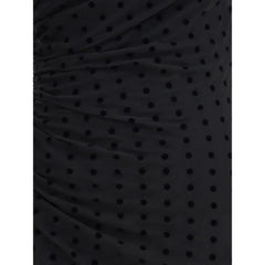 Alessandra Rich Black Silk Cocktail Dress - IT40 | M