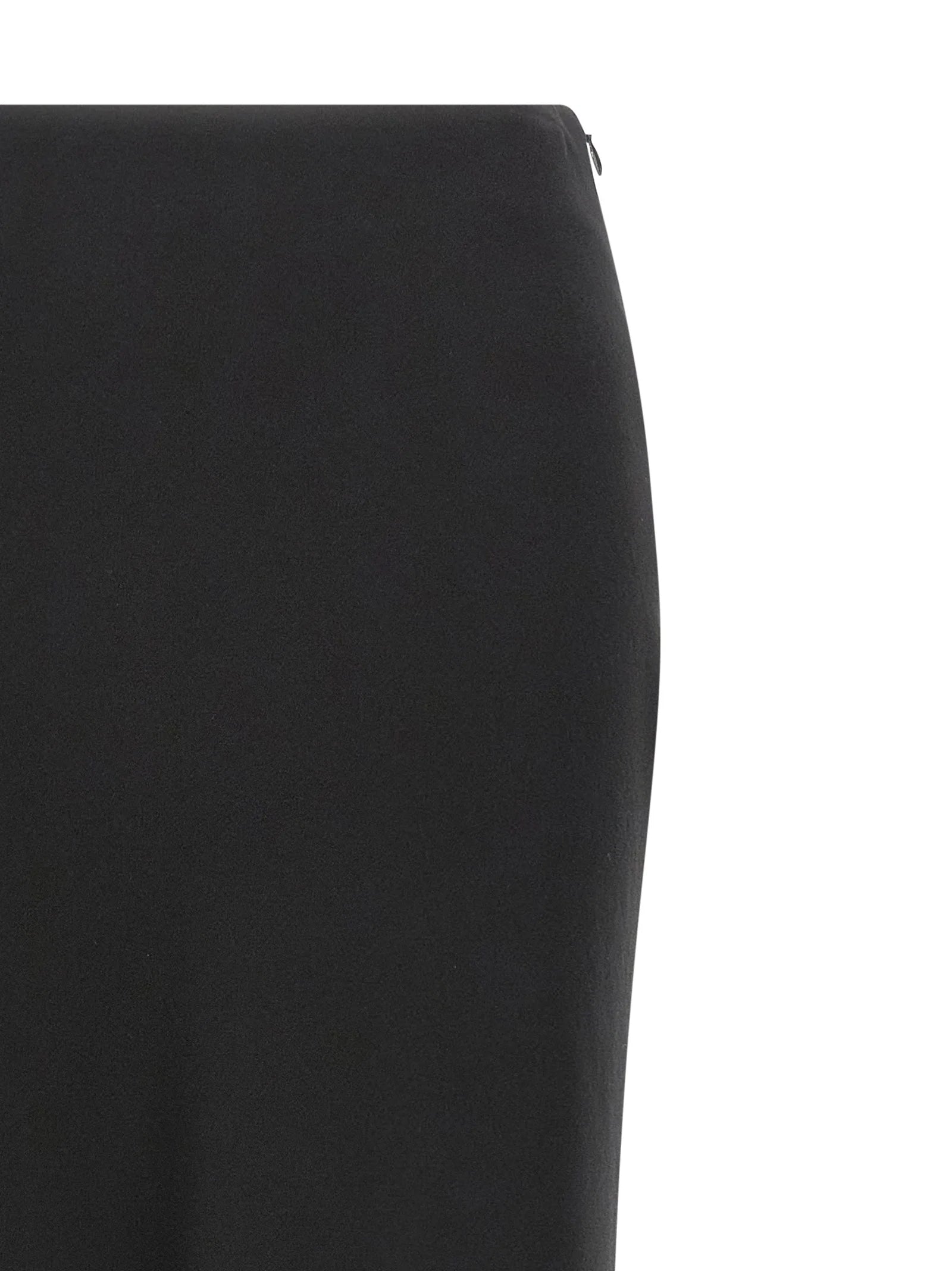 Alessandra Rich Black Virgin Wool Mini Skirt - IT42