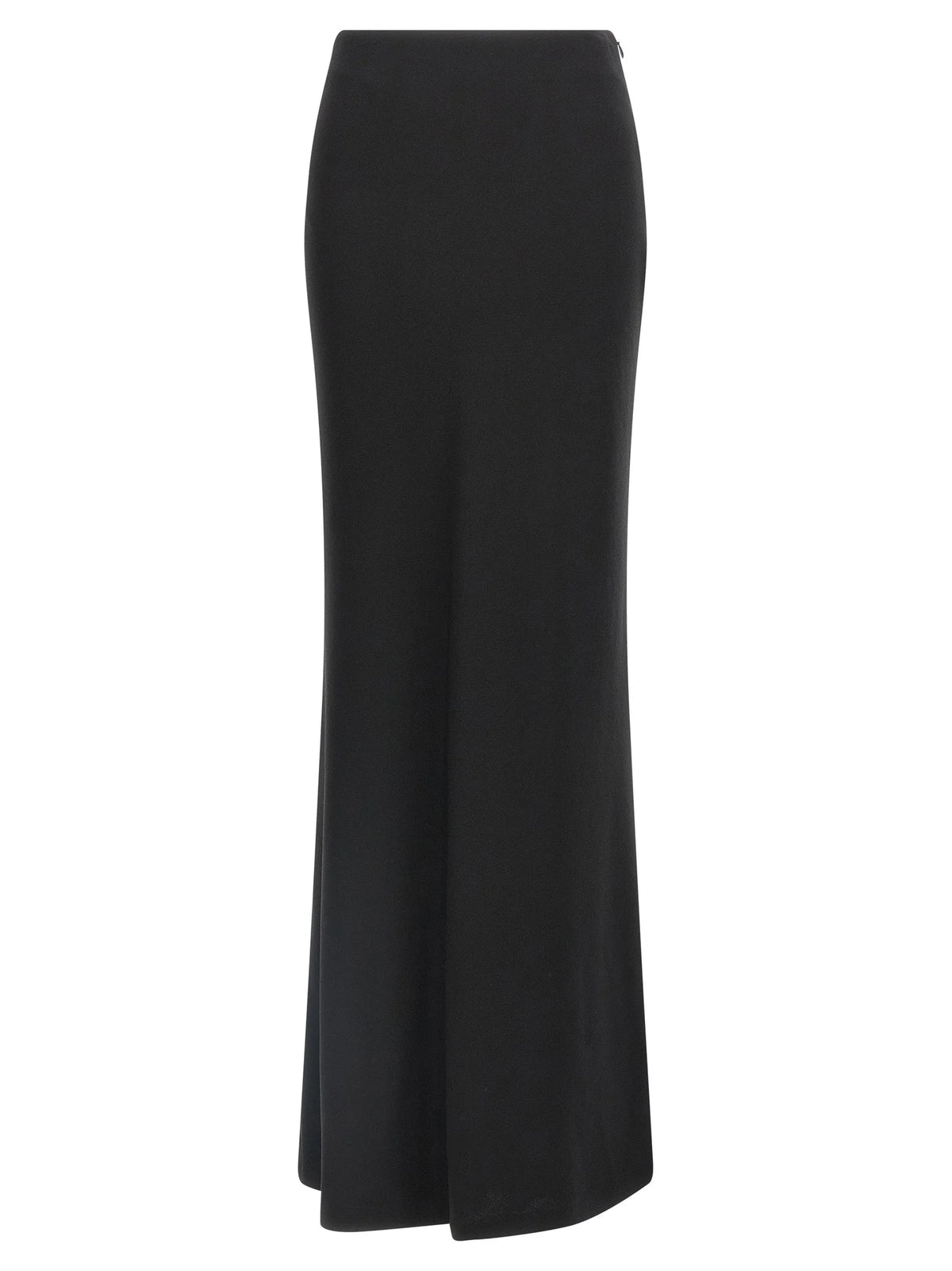 Alessandra Rich Black Virgin Wool Mini Skirt - IT42