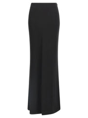 Alessandra Rich Black Virgin Wool Mini Skirt - IT42