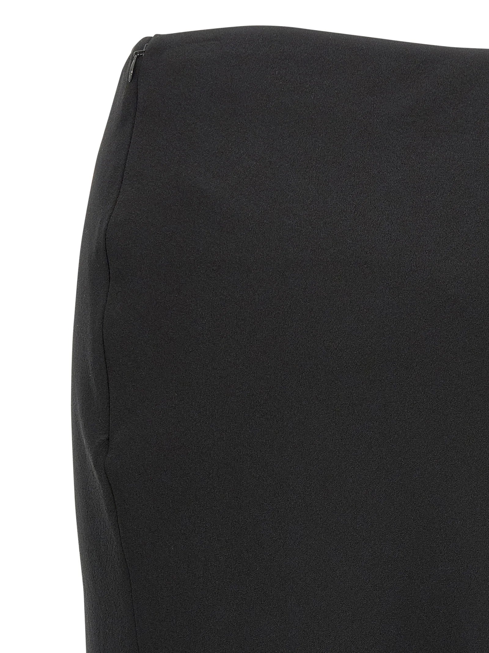 Alessandra Rich Black Virgin Wool Mini Skirt - IT42