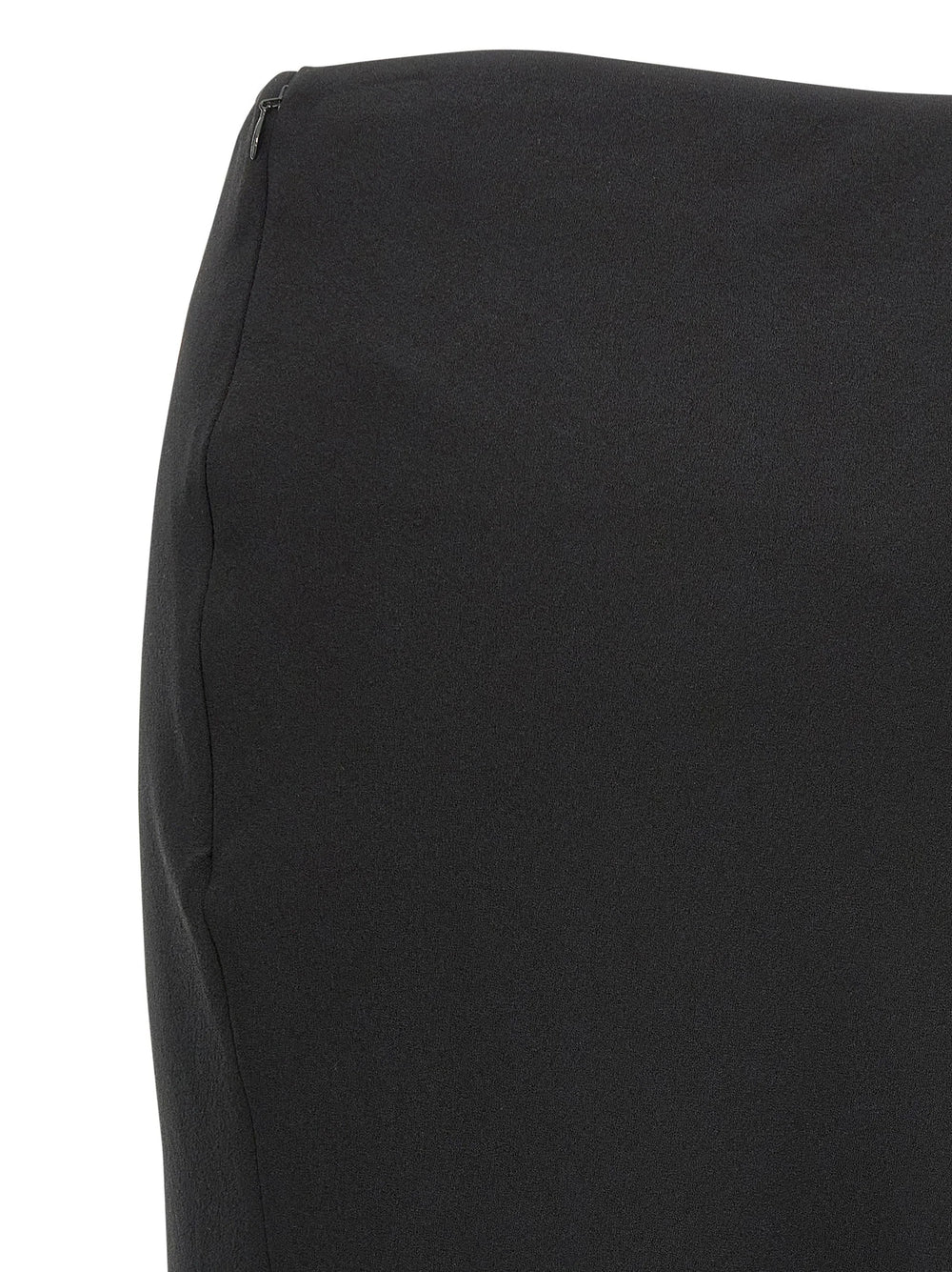Alessandra Rich Black Virgin Wool Mini Skirt - IT42