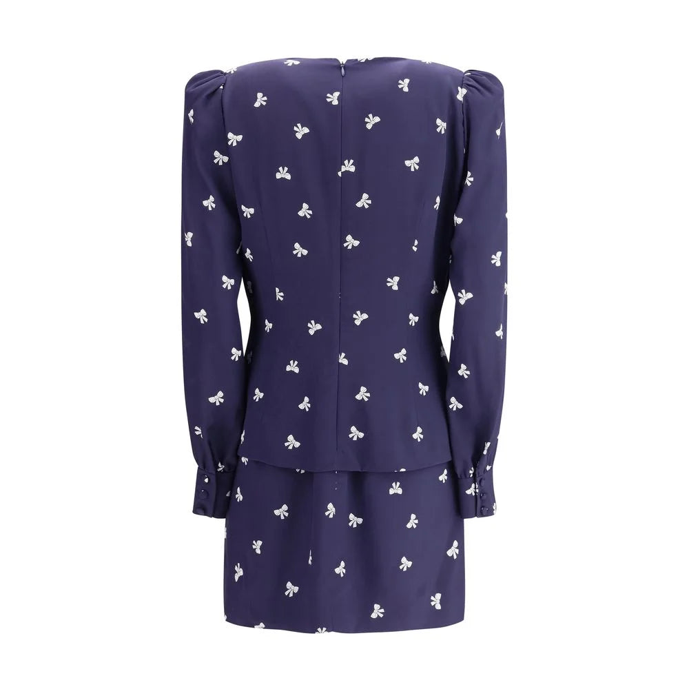 Alessandra Rich Bow patterned short Dress - IT40 | M