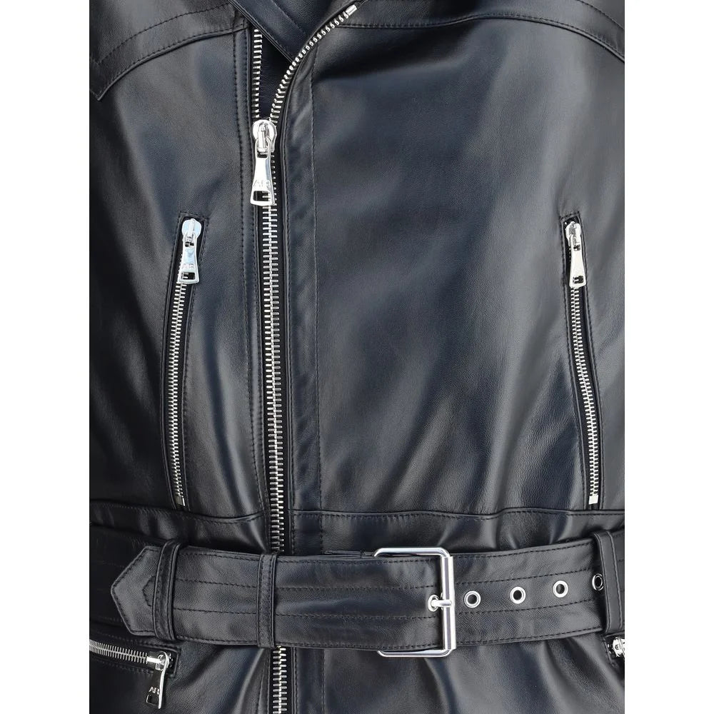Alessandra Rich Leather Biker Jacket - IT38 | S