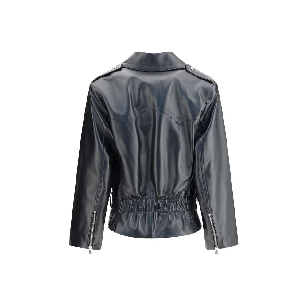Alessandra Rich Leather Biker Jacket - IT38 | S