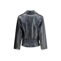 Alessandra Rich Leather Biker Jacket - IT38 | S - Bomber Jackets
