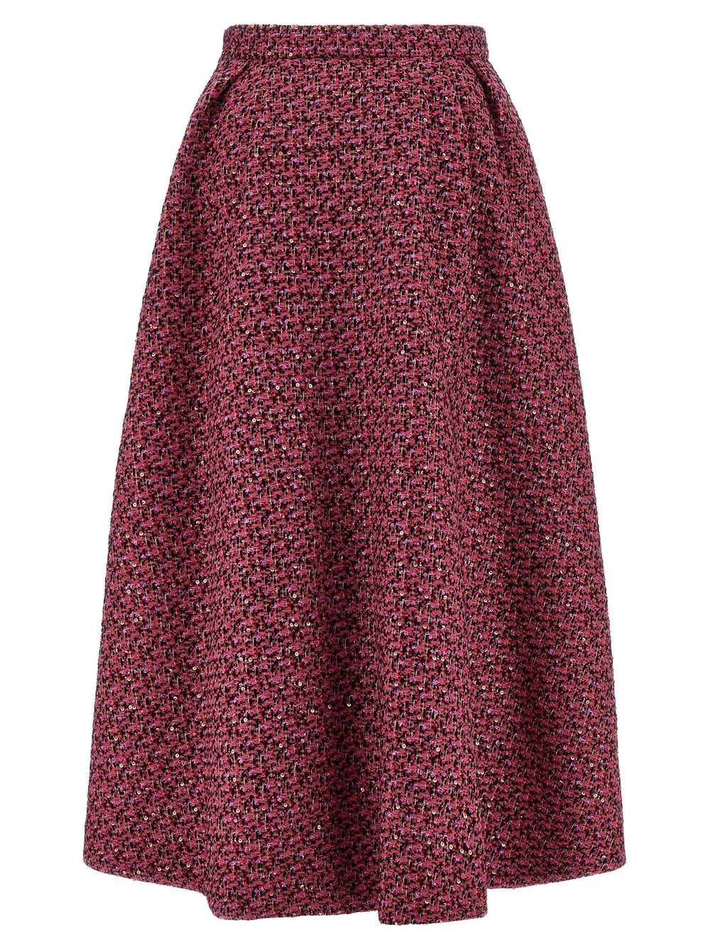 Alessandra Rich Multicolor Polyamide Midi Skirt - IT38