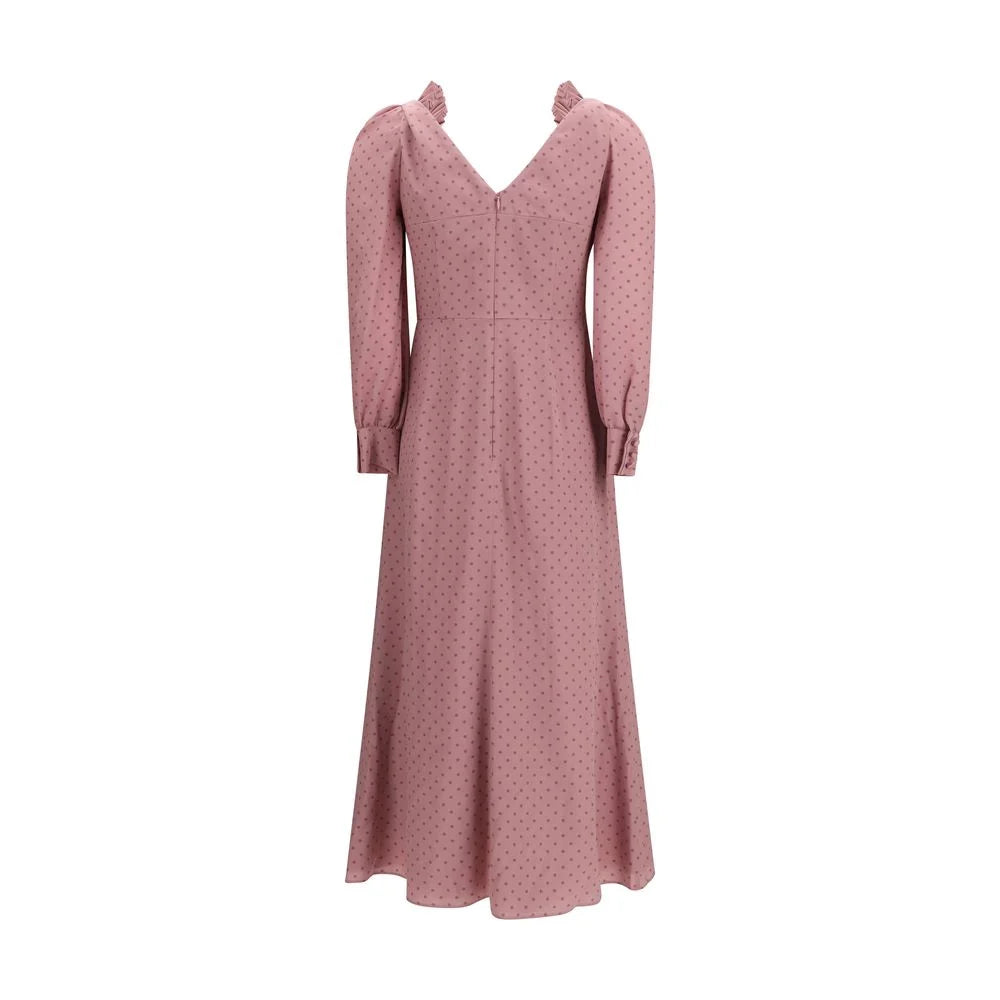 Alessandra Rich Multicolor Silk Casual Dress