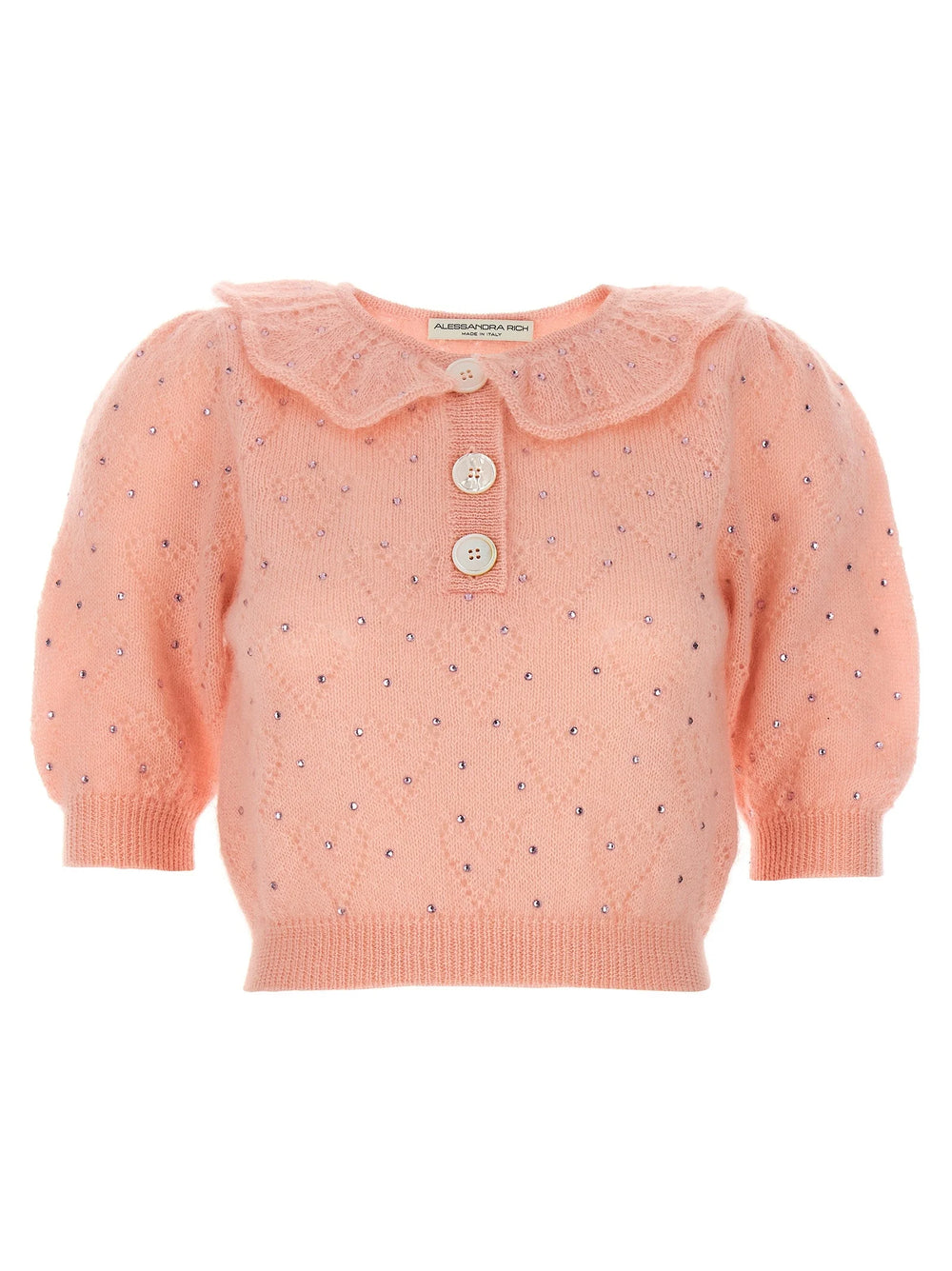 Alessandra Rich Multicolor Wool Cardigan