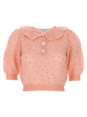 Alessandra Rich Multicolor Wool Cardigan