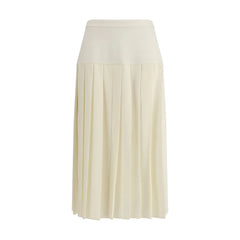 Alessandra Rich Pleated midi Skirt