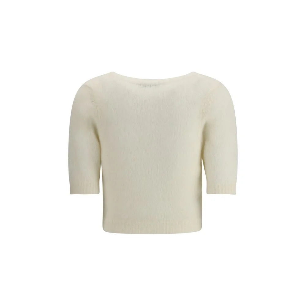 Alessandra Rich Short sleeve mohair Sweater - IT38 | S - Sweaters