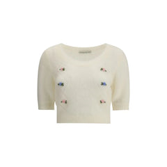 Alessandra Rich Short sleeve mohair Sweater - IT38 | S - Sweaters