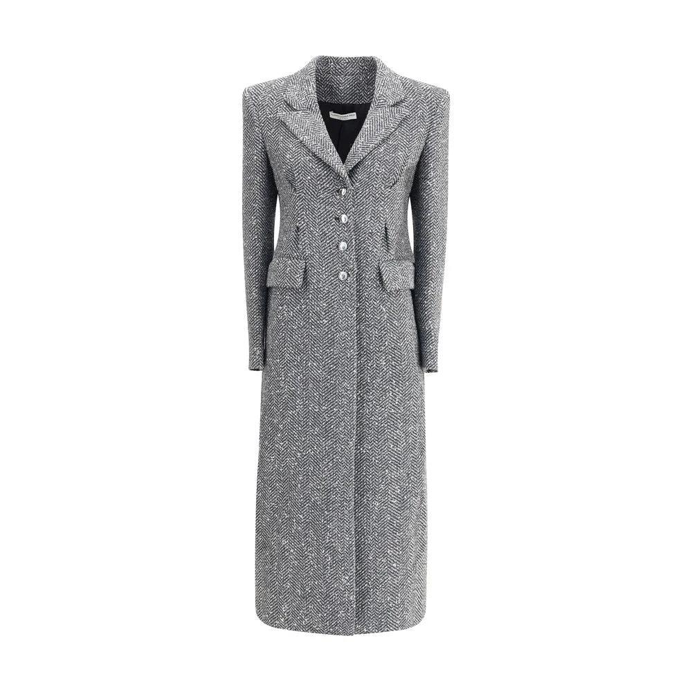 Alessandra Rich Tweed long Coat - IT44 | L