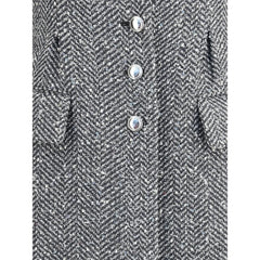 Alessandra Rich Tweed long Coat - IT44 | L