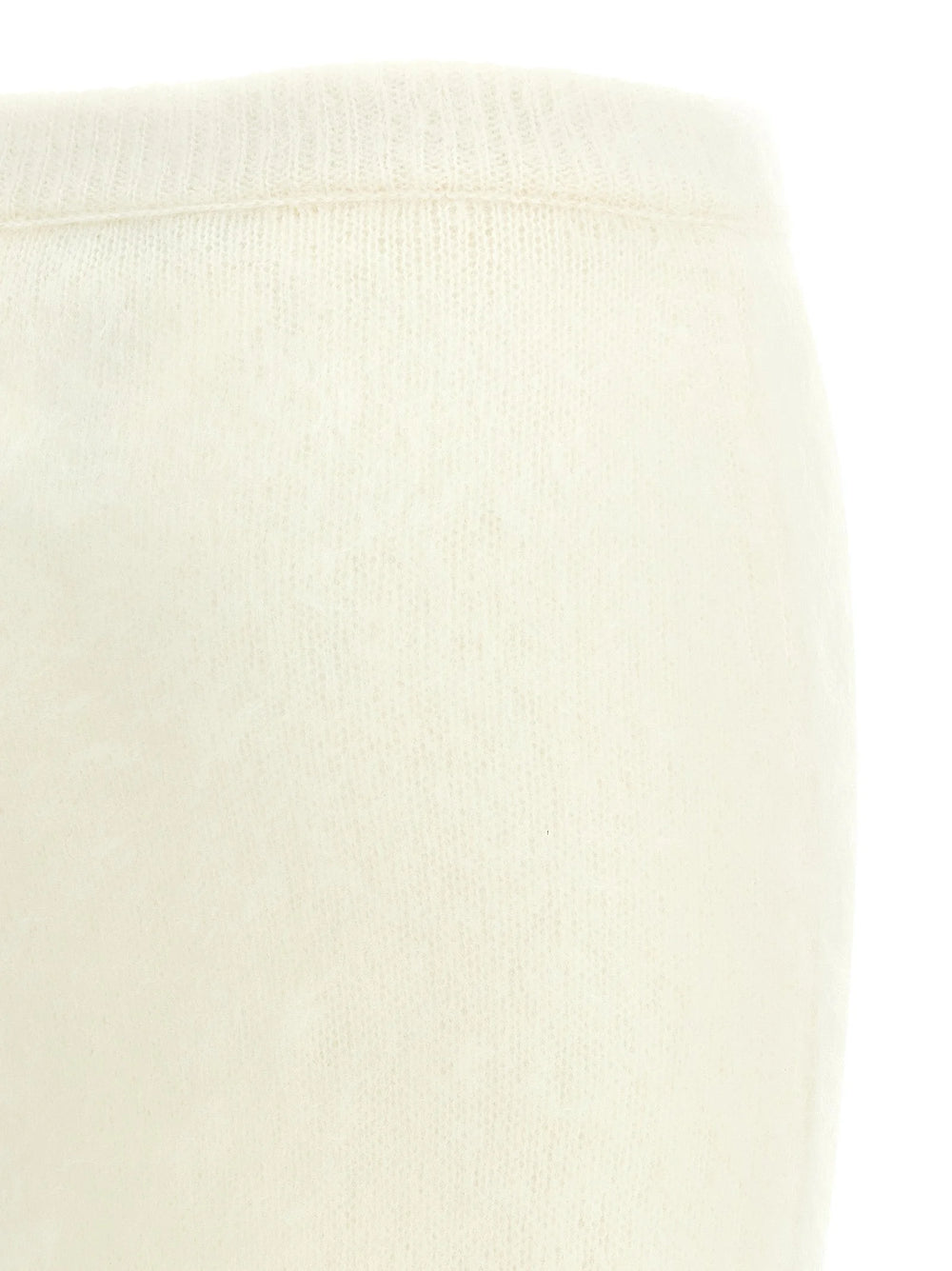 Alessandra Rich White Other Fibres Midi Skirt - IT40