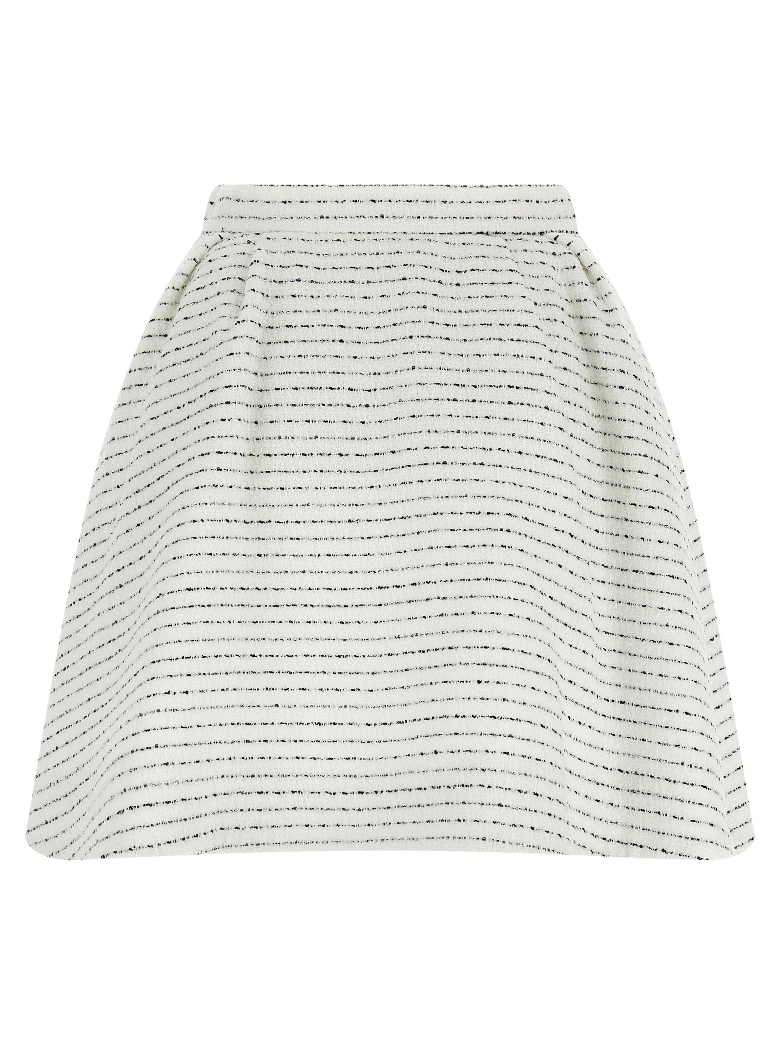 Alessandra Rich White Polyamide Long Skirt