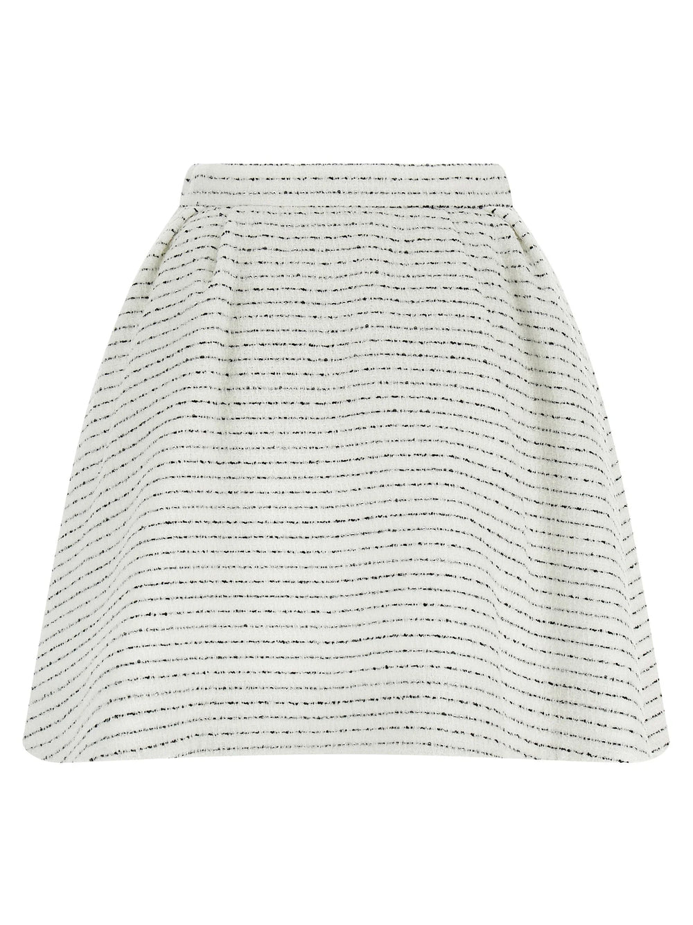 Alessandra Rich White Polyamide Long Skirt