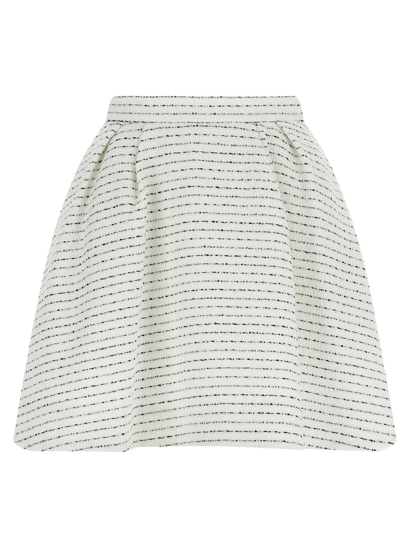 Alessandra Rich White Polyamide Long Skirt