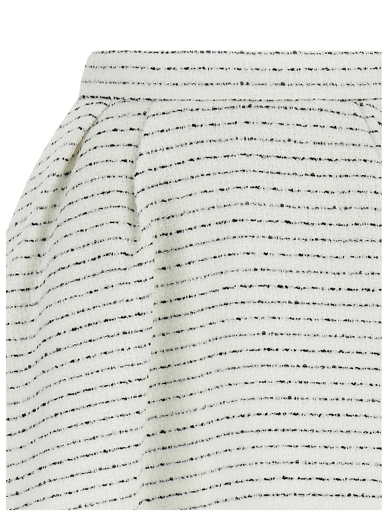 Alessandra Rich White Polyamide Long Skirt