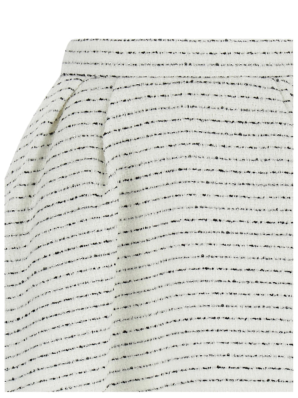 Alessandra Rich White Polyamide Long Skirt