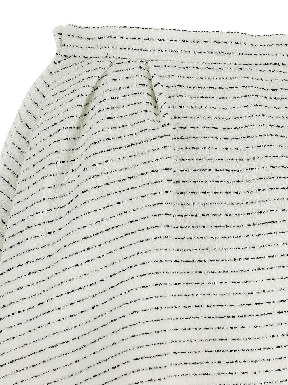 Alessandra Rich White Polyamide Long Skirt