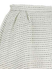Alessandra Rich White Polyamide Long Skirt