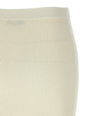 Alessandra Rich White Wool Midi Skirt - IT42